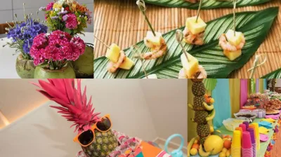 Veja como montar uma decoração fácil, rápida e barata para o Carnaval. Fotos: Pinterest/Reprodução