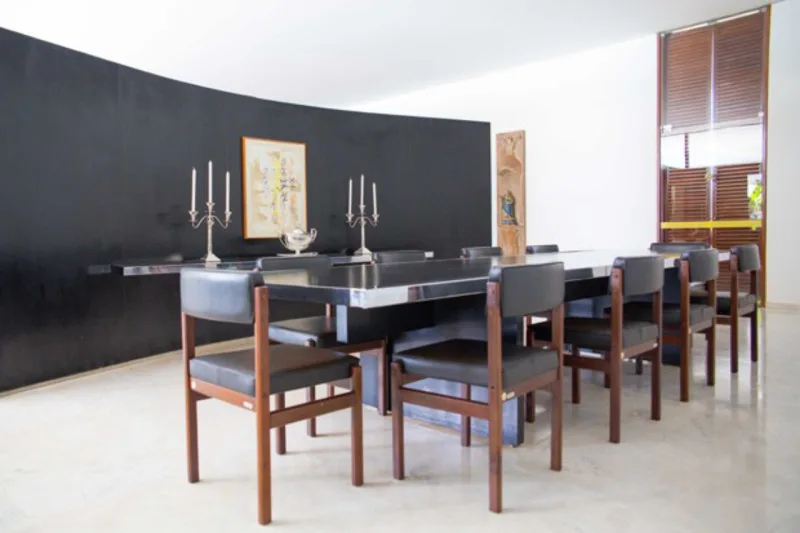 Sala de almoço do Palacio Jaburu. Foto: Anderson Riedel / Divulgação.