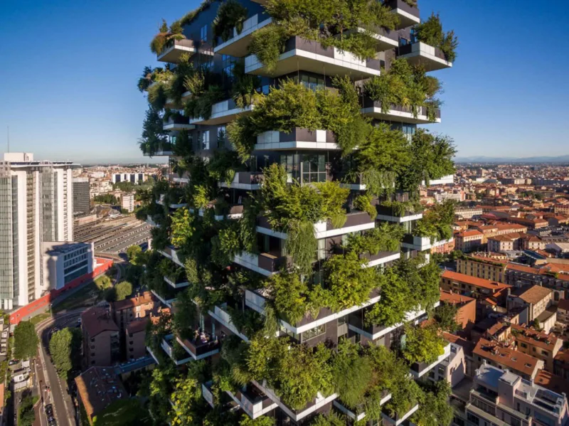 Edifício residencial projetado pelo escritório, em Milão.