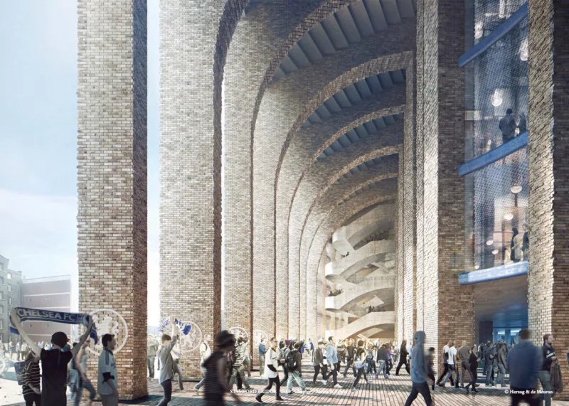 Estrutura proposta será rodeada por pilares de tijolos, e inspiração na arquitetura gótica