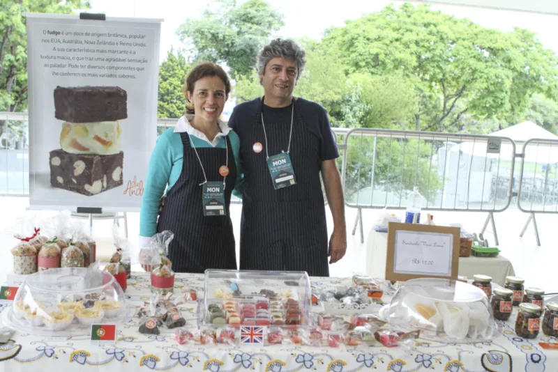 Tereza e André, do "Du André Culinária", levam ao "Minha arte no MON" uma gastronomia global, com destaque para os fudges de chocolate