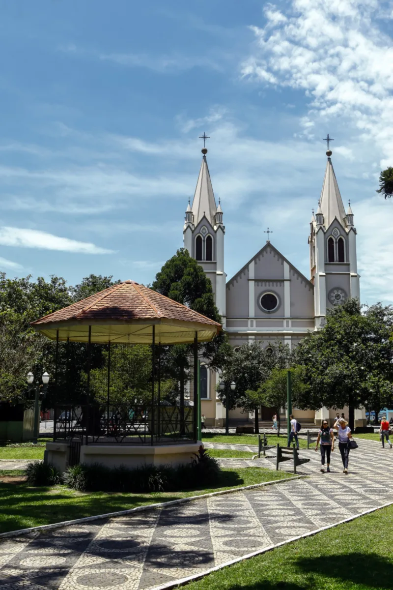 O coreto de Campo Largo está desativado. Foto: André Rodrigues/Gazeta do Povo