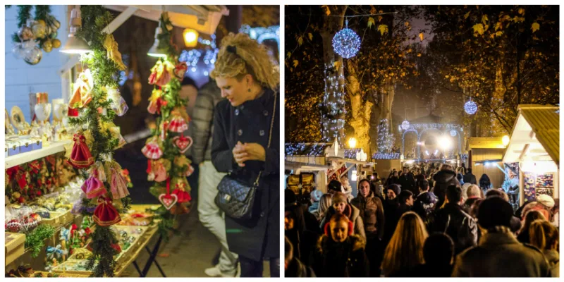 Parque Zrinjevac é outro ponto da capital croata onde a festa de Natal acontece