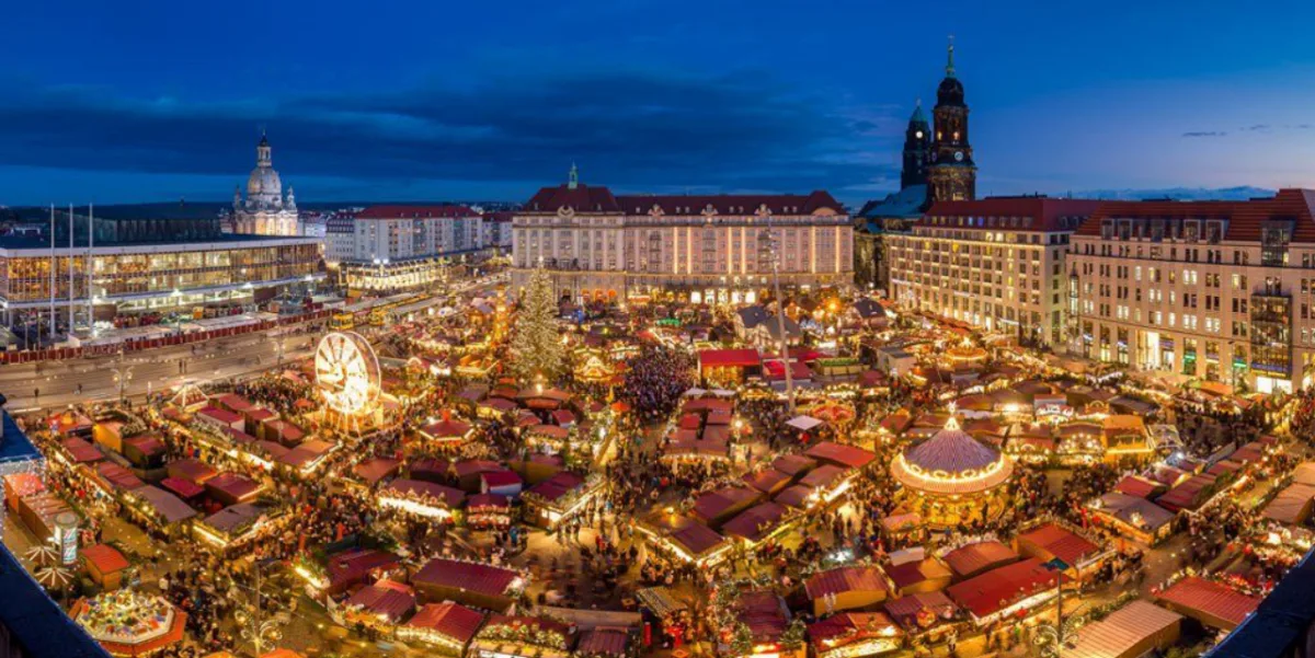 Cidade de Dresden, na Alemanha, tem a maior feira de Natal do país, e uma das celebrações mais tradicionais da Europa (Foto: Michael Schmidt/Dresden.de)