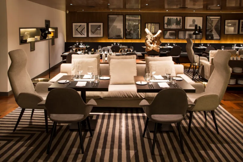 Restaurante Nomade, que funciona dentro do Nomaa Hotel.
Foto: Divulgação.
