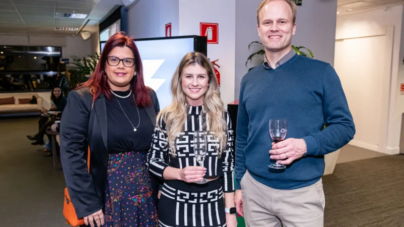 Paula Schmuck, Heloise Cecatto e Carlos Petroski