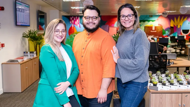 Pamela Furtunato, Luan Galani e Verbena Almeida