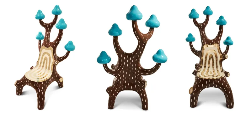 Forest Chair, desenho de Marcantonio para a Scarlet Splendour.