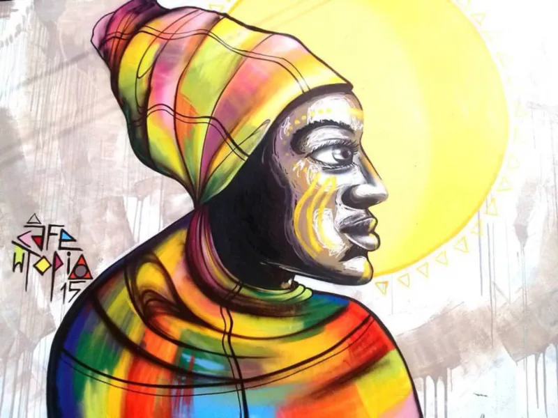 Arte urbana assinada por Café em Curitiba. Foto: Divulgação