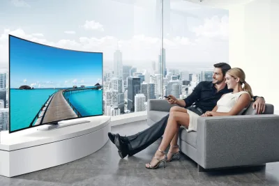Em um futuro próximo, televisores poderão chegar a 170 polegadas. 
Foto: Samsung / Divulgação 