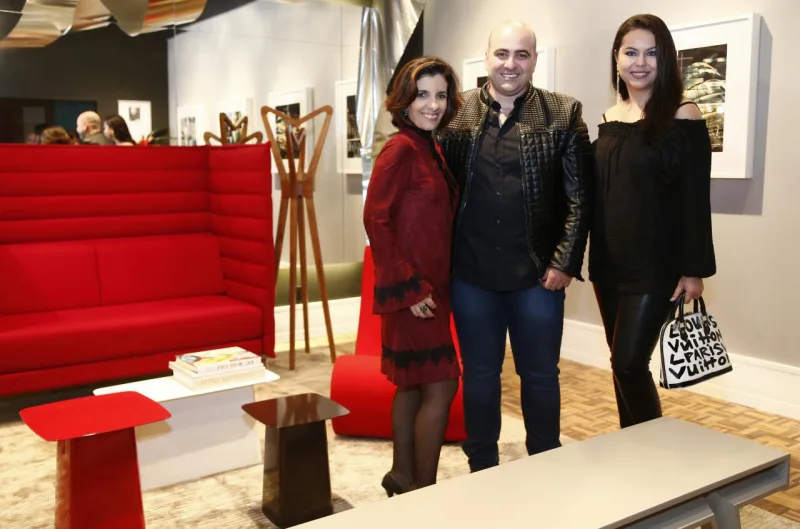 Fernanda De Stefano, da Sierra, André Bertolucci, arquiteto, Caroline Bigolin, da Sierra.