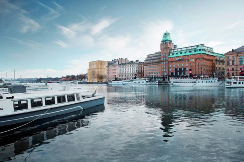 Perspectiva de como ficará a paisagem de Oslo na região onde está sendo construído o prédio polêmico.
Imagem: Divulgação
