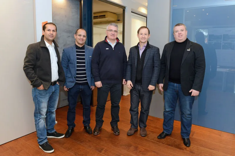 Dirceu Fonseca , Roberto Marques Netto, Adilson Waszak, César Cini e Juliano Hermes