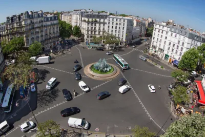 Praça Gambetta será um dos sete lugares repensados pela prefeitura de Paris. Fotos: Sophie Robichon/Prefeitura de Paris/Divulgação