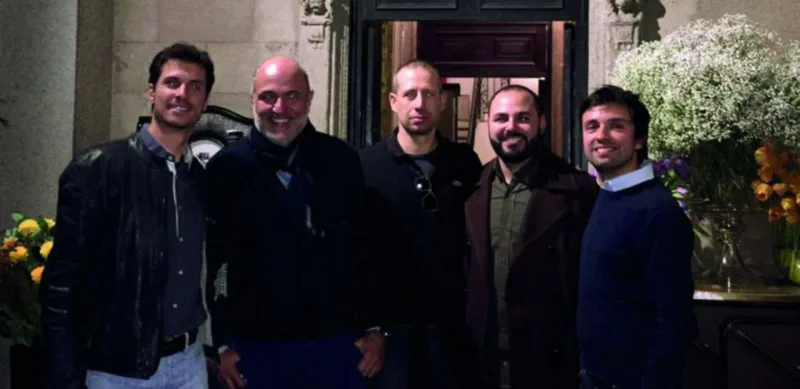Lucas Schwartsburd, Jayme Bernardo, Glei Tomasi, Rodolpho Gutierrez e Leandro Garcia.