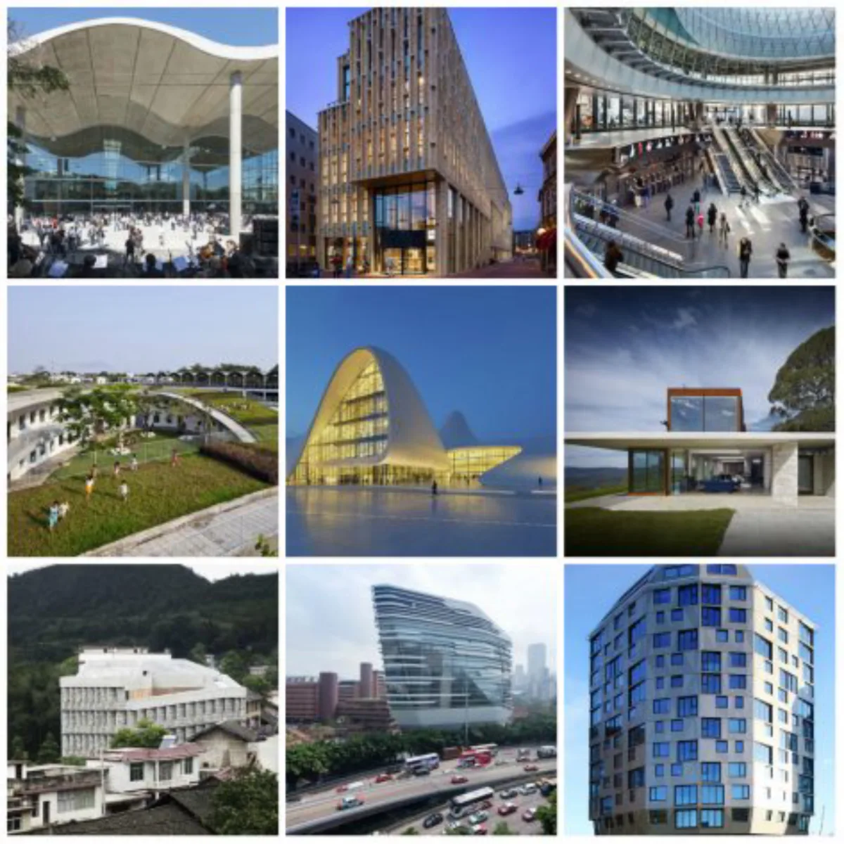 Prédios mais impactantes construídos entre janeiro de 2013 e fevereiro de 2016 estão concorrendo a primeira edição do Riba International Prize. 
Fotos: RIBA / Divulgação. 