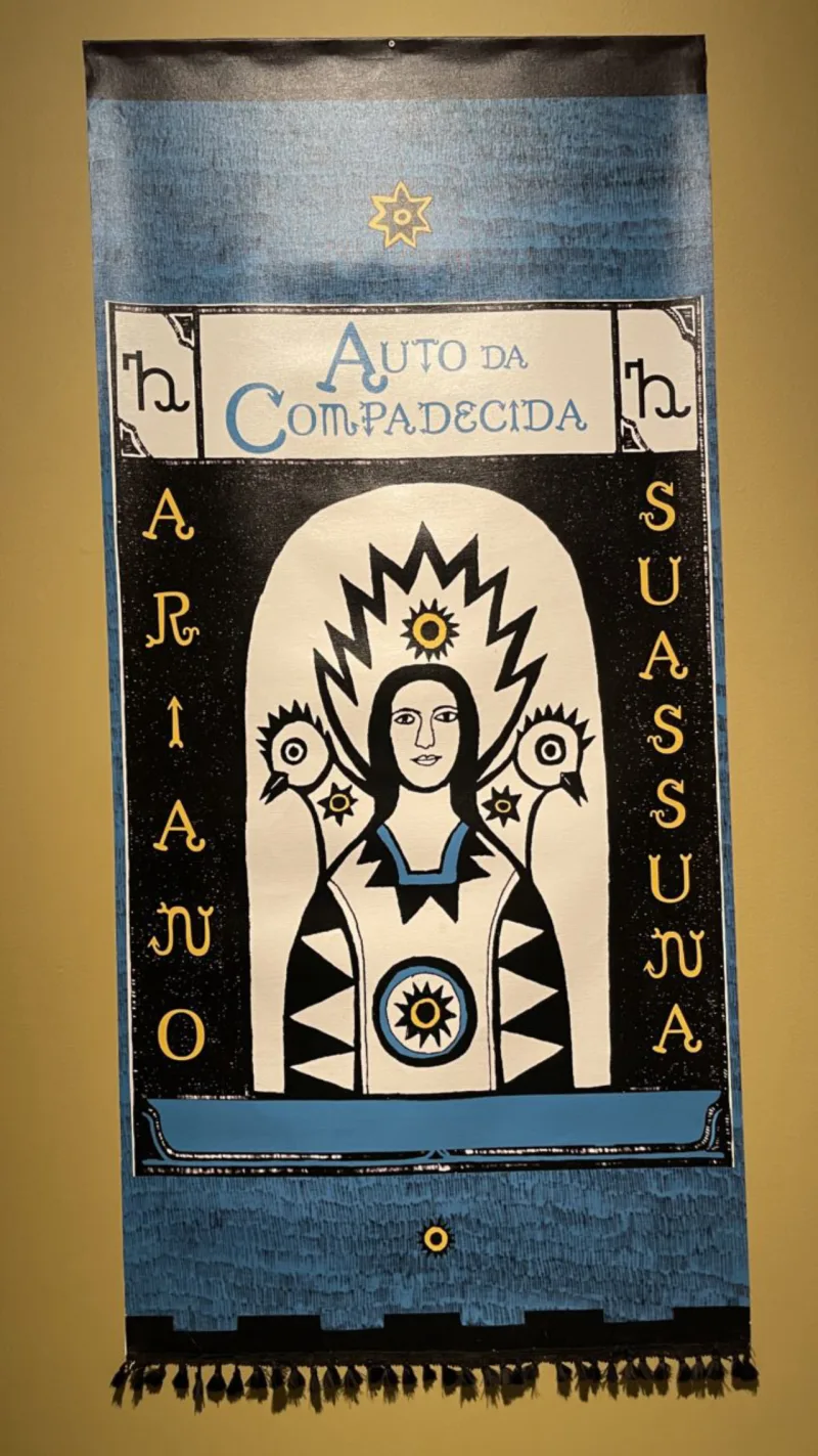 Exposição dedicada aos 50 anos do Movimento Armorial, criado por Ariano Suassuna nos anos 70, cuja obra prima é o "Auto da Compadecida".