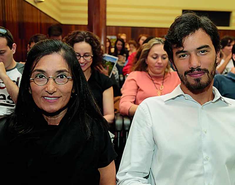 A arquiteta Maylin Ling e o economista Marcelo Ling.