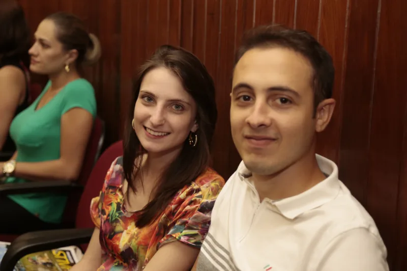 Camille Seleme e Roberto Melo, estudantes de Arquitetura e Urbanismo da UFPR.