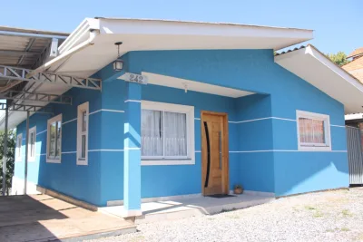 Casa construída em steel frame em Almirante Tamandaré