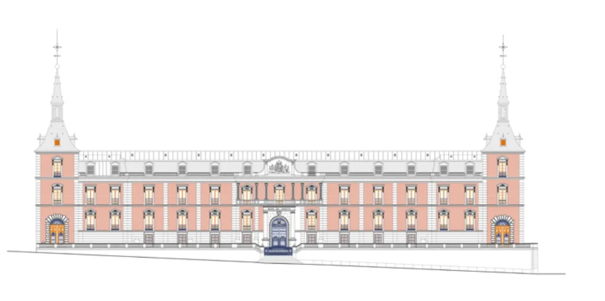 Salão de Reinos será incorporado ao Museu do Prado após a restauração. Divulgação.