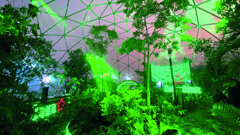 Projeto da Cardim Arquitetura Paisagística com a Heineken para o MITA Festival utilizou somente espécies da Mata Atlântica.