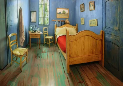 Artistas recriam quarto de Van Gogh em Chicago e cobram R$ 40 a diária