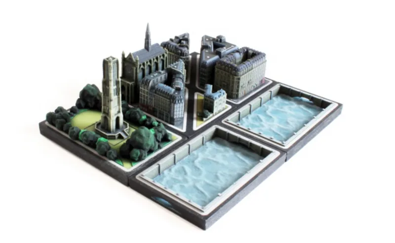Visão geral das miniaturas de Paris. Crédito: Ittyblox