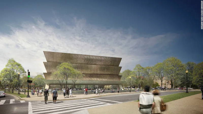 Museu Nacional da História e Cultura Afro-Americana, em Washington. Crédito: Divulgação David Adjaye Associates