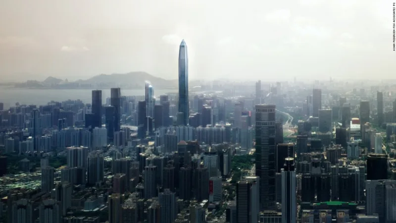 Ping An Financial Center, em Shenzhen. Crédito: Divulgação Pedersen Fox Associates