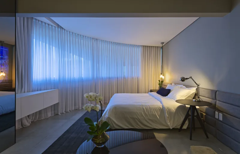 Todo o conforto de um hotel pode ser reproduzido em casa.
Foto: Gustavo Xavier / Divulgação.