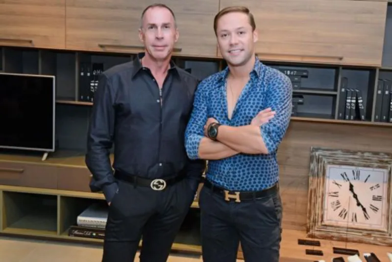 Os arquitetos Ivan Wodzinsky e Marcelo Lopes.