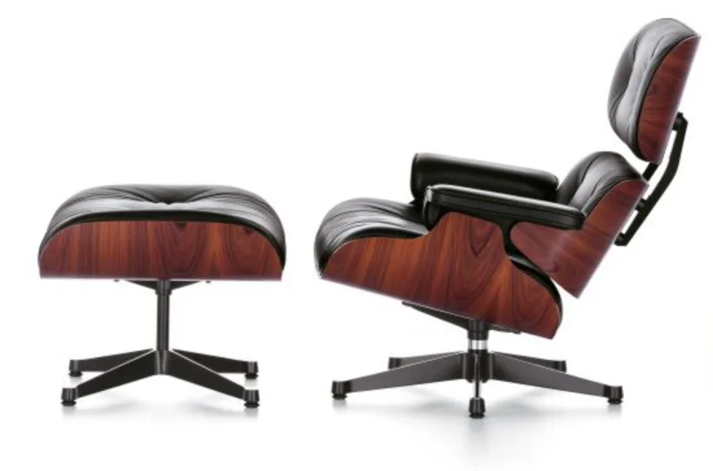Lounge Chair & Ottoman em escala 1:6, R$ 3.315, na Inove.
