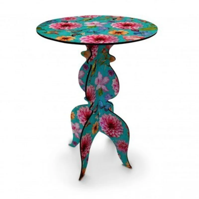 Mesa rocket Garden, em MDF estampado. R$ 219,90.