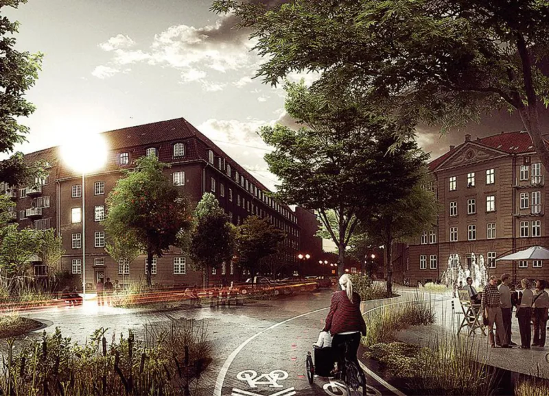 Projeto do escritório Tredje Natur promoverá uma reestruturação urbanística em Copenhague.