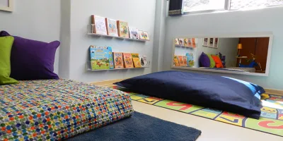 Quarto montessoriano projetado pela Mallemont Arquitetura do Rio de Janeiro. 
Foto: Divulgação