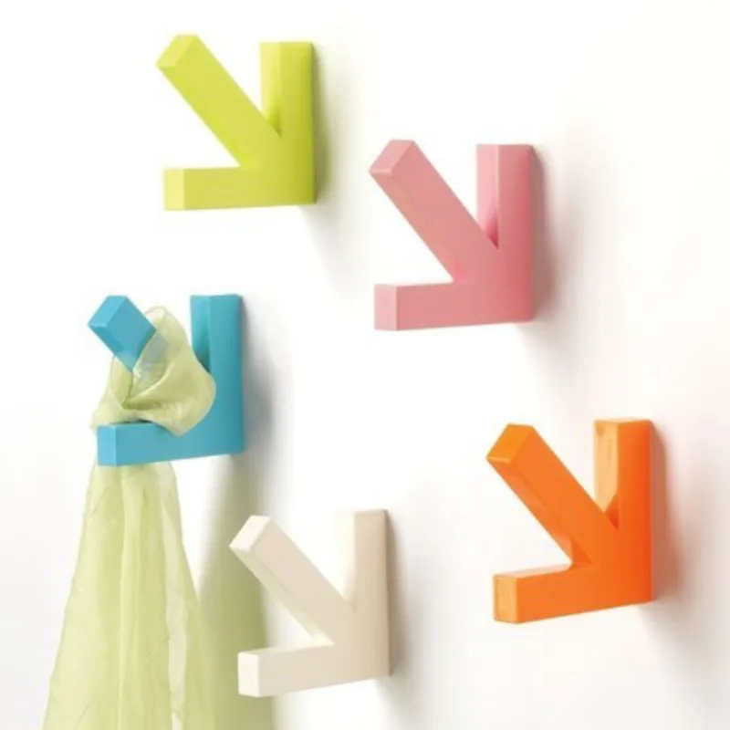 Ganchos de seta coloridos. Na Mindesigns, R$ 49.