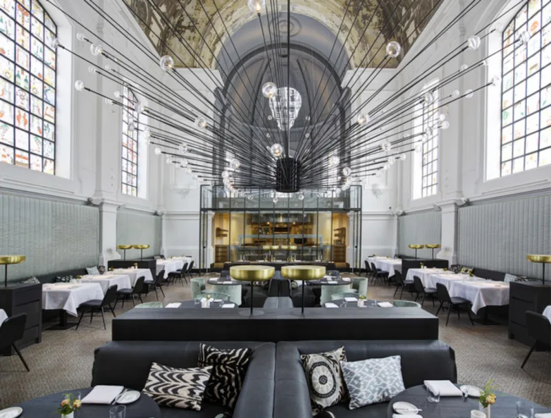 The Jane (Belgium) foi desenhado pelo Studio Piet Boon e venceu na categoria Europe restaurant. Crédito: Divulgação.