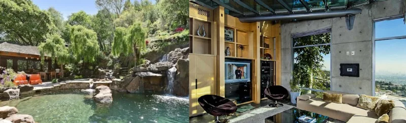Casas de James Hetfield e Rihanna: estilos completamente diferentes em cima dos palcos e em casa. Fotos: Reprodução