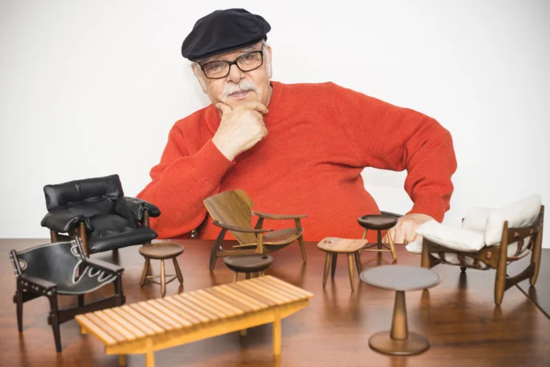 O designer brasileiro Sergio Rodrigues. Foto: Reprodução