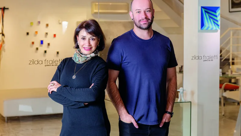 Zilda Fraletti
com Carlos Cavet, que está há 15 anos na empresa e agora é seu sócio.