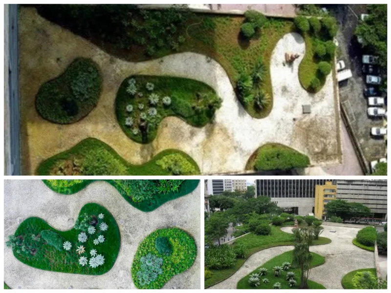 Terraço Jardim do Palácio Gustavo Capanema, projetado por Burle Marx.
Imagem: Sustentarqui.com.br