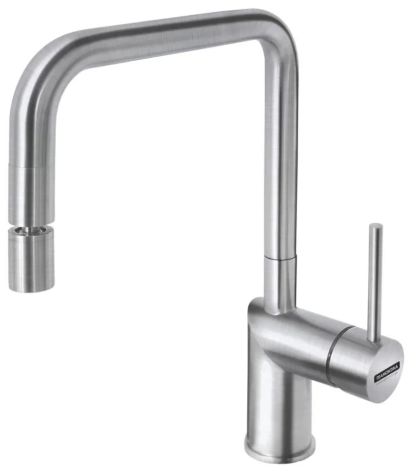 Misturador Lineare, com design clean e bica giratória. Da Tramontina, a partir de R$3.149,90.