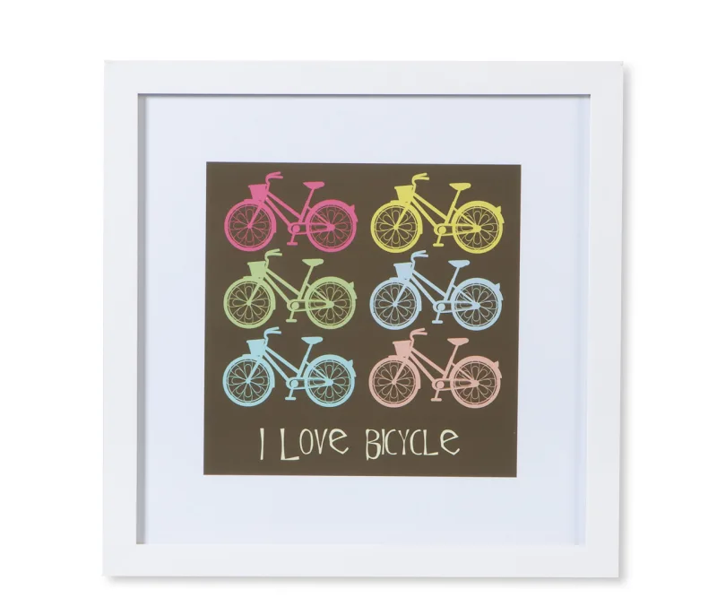 Quadro com moldura em MDF. Formato 33 x 33 cm. Na Etna, R$ 59,99