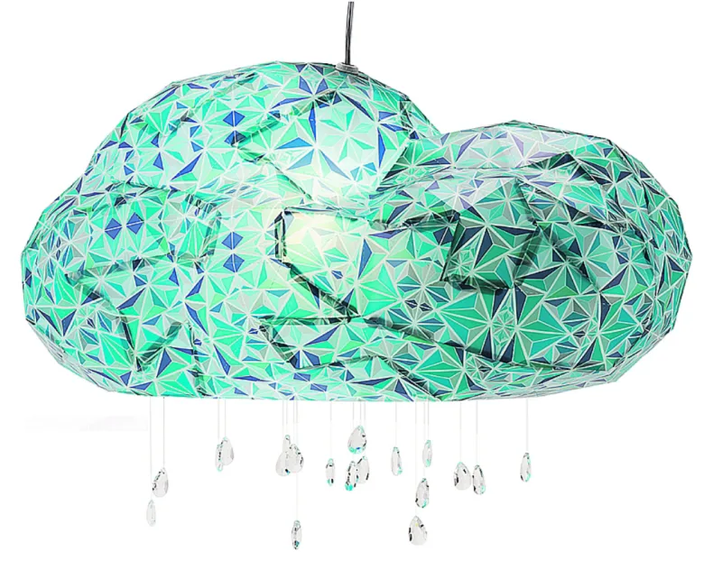 Pendente Nube, design da Aline Volpato, da Klaxon. Foto: Divulgação