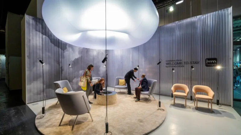 Instalação Circle, STUDIO DESSi; Imm Cologne 2024