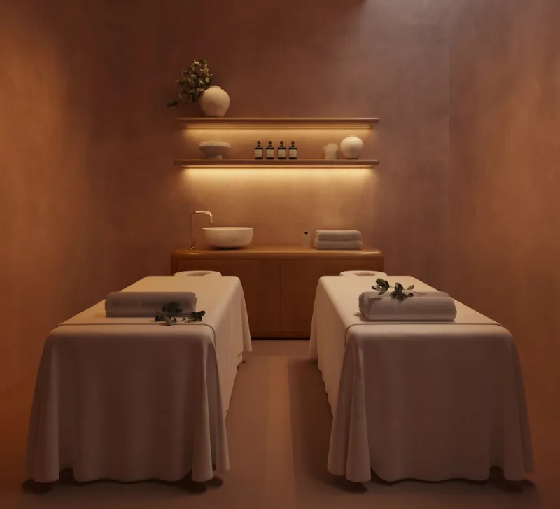 Projeto do spa possibilita momentos de relaxamento e descompressão aos hóspedes | Divulgação