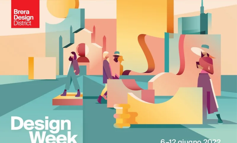 Identidade visual do evento de 2022, assinada pelo ilustrador italiano Ray Oranges.