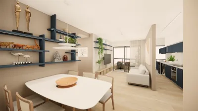 Reforma de apartamento de 85 m² tem paleta de cores inspirada na natureza carioca