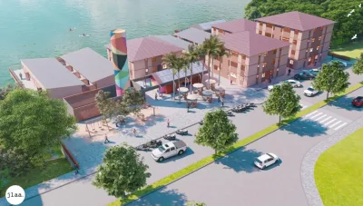 Transformando cidade em lar: Parque Palafitas, projeto piloto para o atendimento de 60 famílias e infraestrutura urbana e social em Santos, São Paulo.
